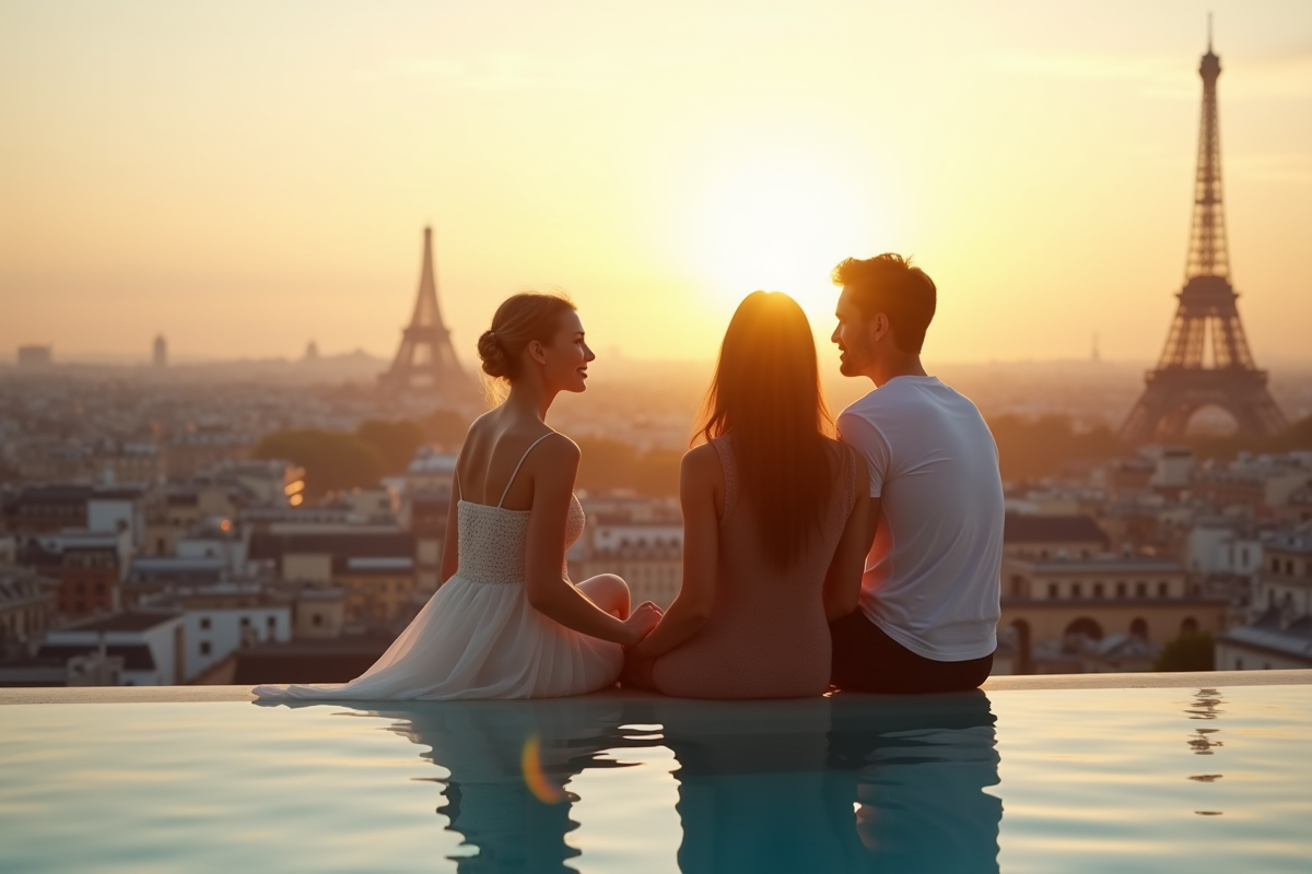 Amoureux au bord d